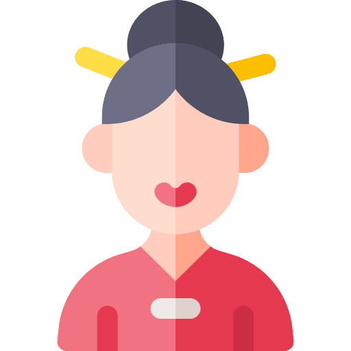 Japanese person kimono avatar icon Japanese person kimono avatar icon