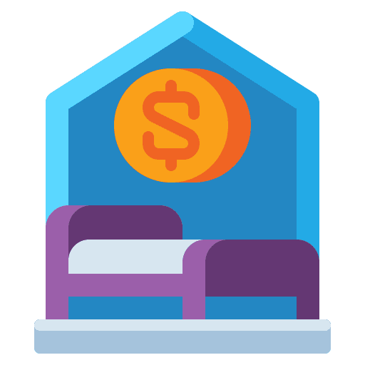 Accomodation hotel accomodation holidays icon