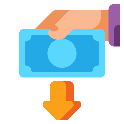 Deposit booking deposit hotel icon