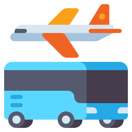 Shuttle services service transport icon