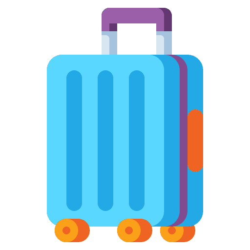 Travel luggage travelling travel luggage business icon