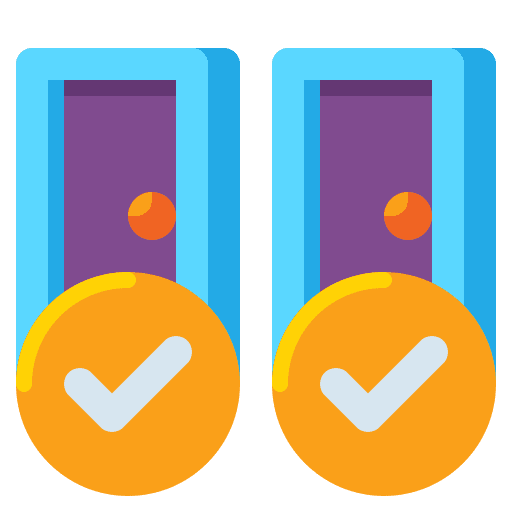 Rooms allocation professions and jobs accomodation icon