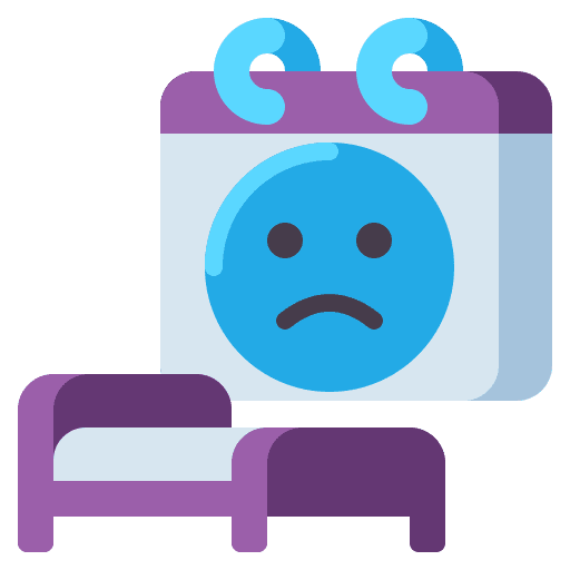 Under under calendar hotel icon