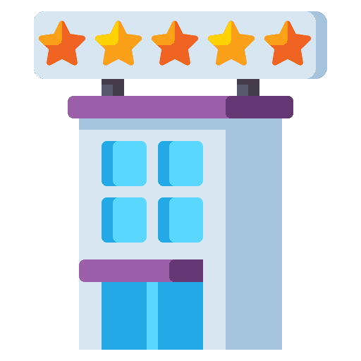 5 stars five stars vacations hotel icon