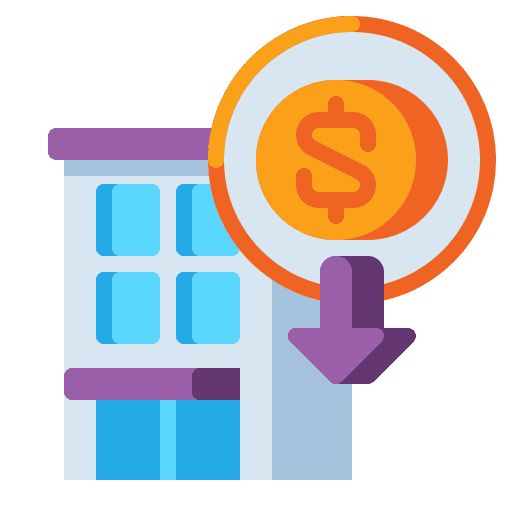 Budgeting budgeting coin price icon