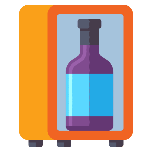 Minibar minibar bottle cooler icon