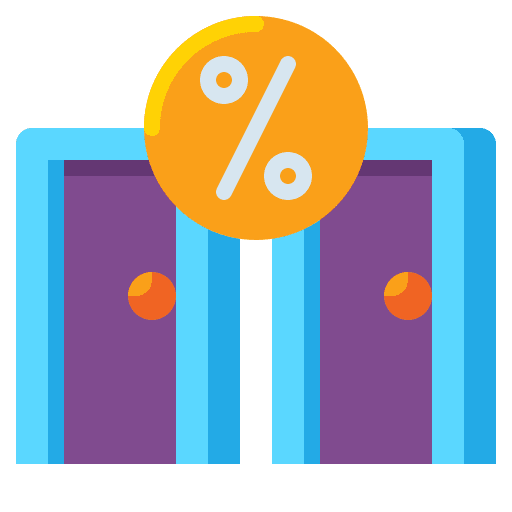 Occupation percentage hotel resort icon