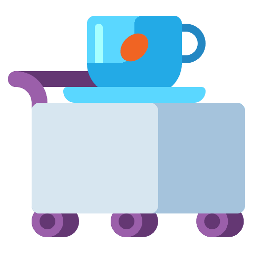 Room service food and restaurant amenities room service icon