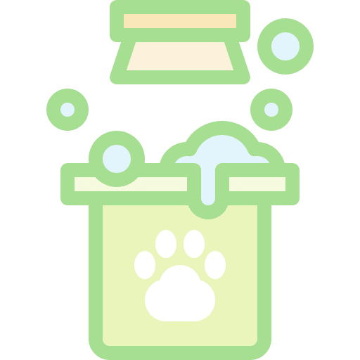 Bath bathing pet dog icon