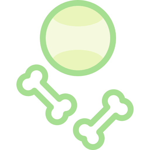 Dog animals dog femur icon