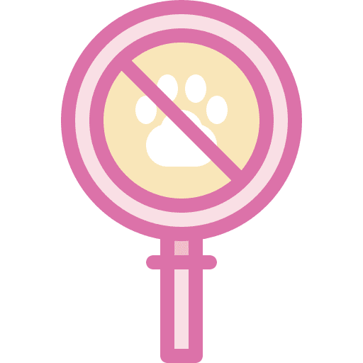 Dog restriction dog signaling icon Dog restriction dog signaling icon