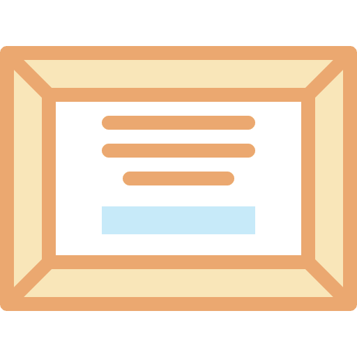 Frame education name degree icon Frame education name degree icon