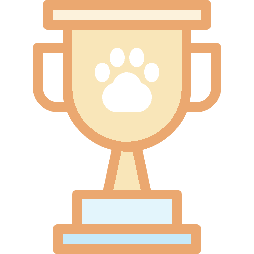 Trophy dogs trophy sports and competition icon Trophy dogs trophy sports and competition icon