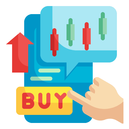 Buy increase hand buy icon