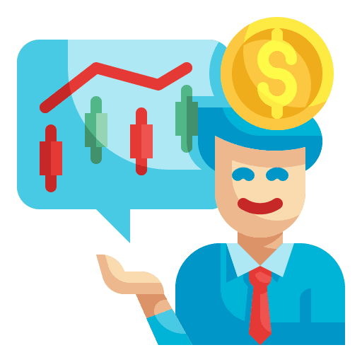 Broker professions and jobs stockbroker market icon Broker professions and jobs stockbroker market icon