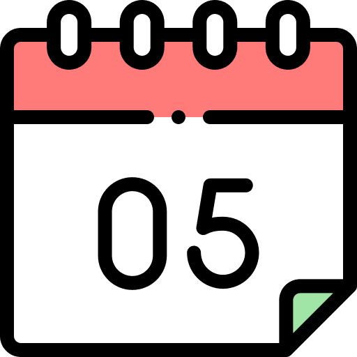 Cinco de mayo mexican calendar celebration icon