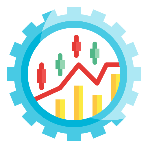 Management process management business and finance icon Management process management business and finance icon