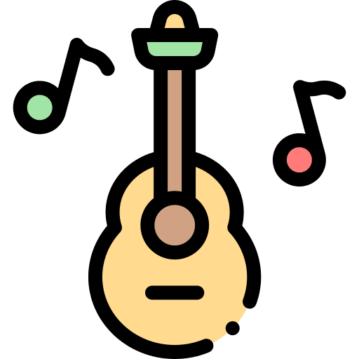 Guitar music musical instrument birthday icon