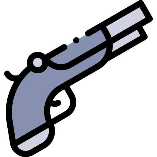 Gun security weapon miscellaneous icon