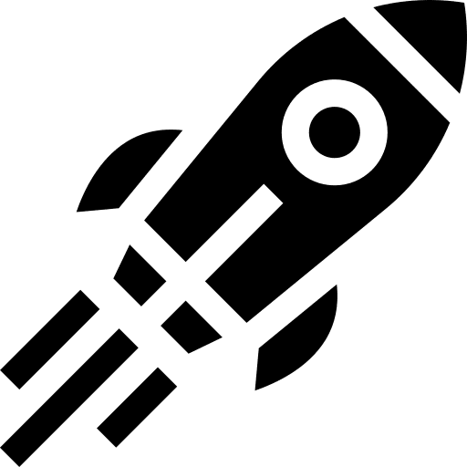 Rocket rocket spacecraft transportation icon