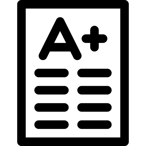 Exam file document archive icon Exam file document archive icon