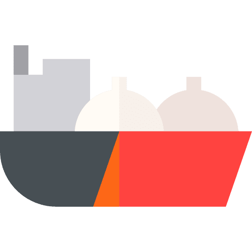 Lng liquified natural gas machine oil and gas icon