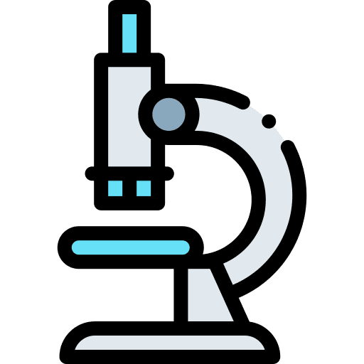 Microscope electronics scientific education icon Microscope electronics scientific education icon