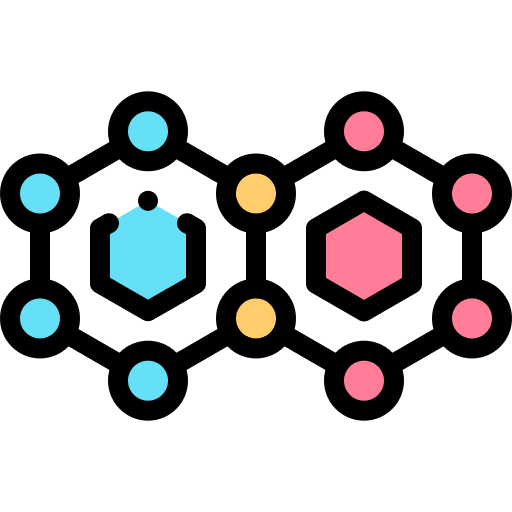 Molecule chemical chemistry education icon Molecule chemical chemistry education icon