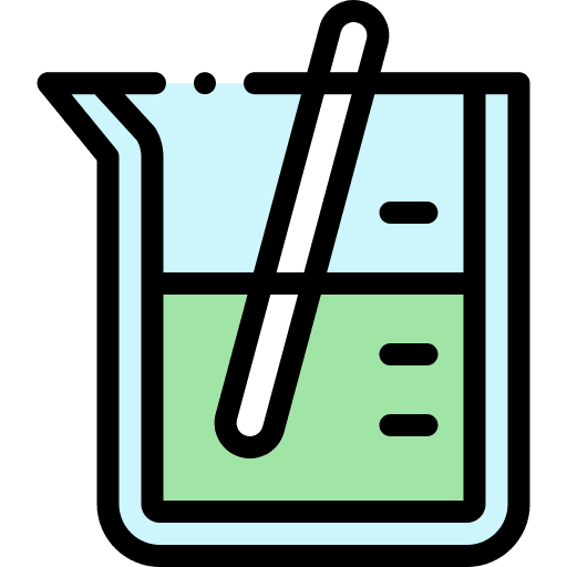 Beaker glass tool chemistry icon Beaker glass tool chemistry icon