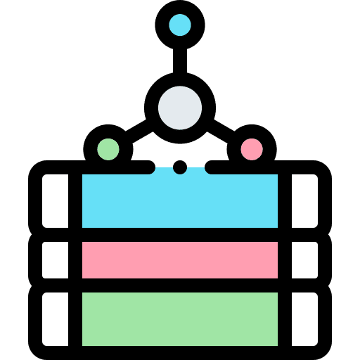 Book hexagons opened books icon Book hexagons opened books icon