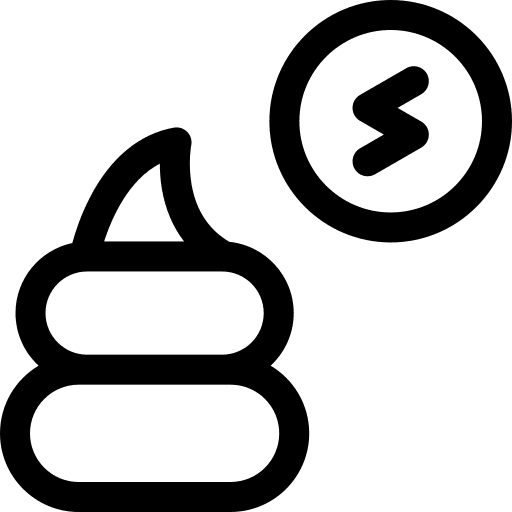 Diarrhea symptom sick coronavirus icon