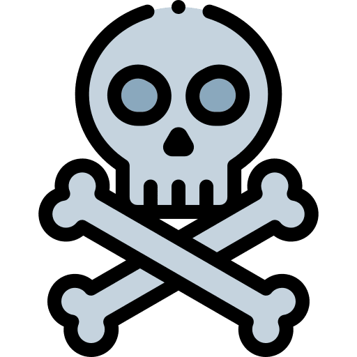 Skull education halloween anthropology icon Skull education halloween anthropology icon