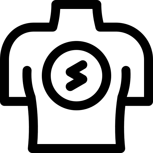 Chest pain or pressure sick coronavirus symptom icon