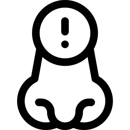 Difficulty breathing healthcare and medical nose pneumonia icon