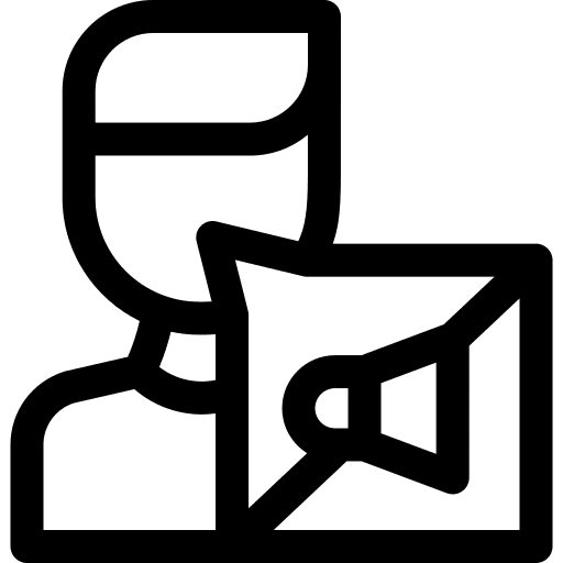 Inability to speak covid 19 cross mark man icon