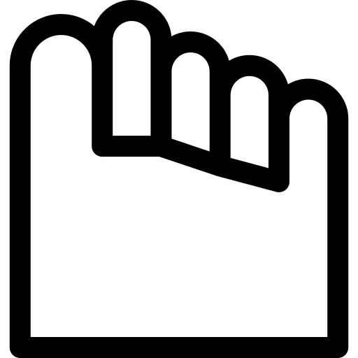 Loss of colour in toes coronavirus symptom fingers icon
