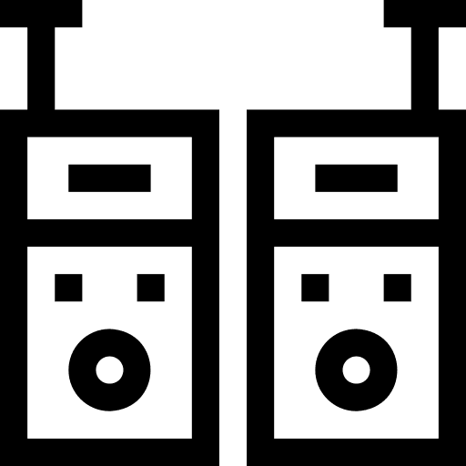 Walkie talkie transmitter radio communications icon Walkie talkie transmitter radio communications icon