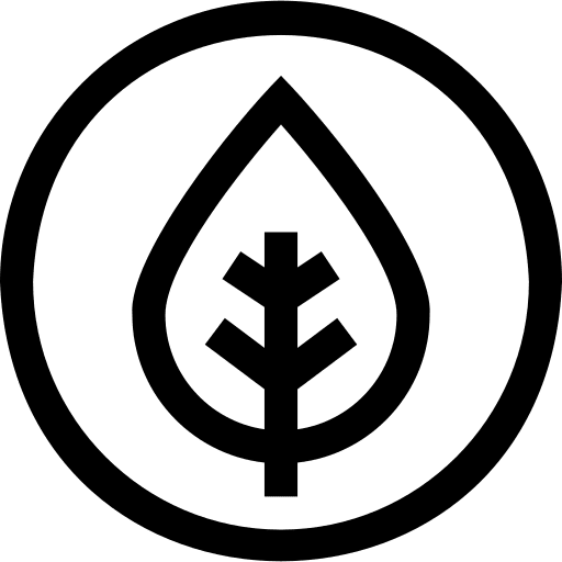 Biology leaf chemistry biology icon