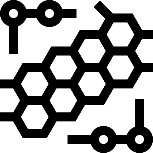 Chemical tissues chemistry structure icon