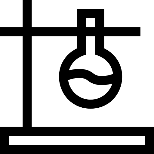 Flask science education chemistry icon