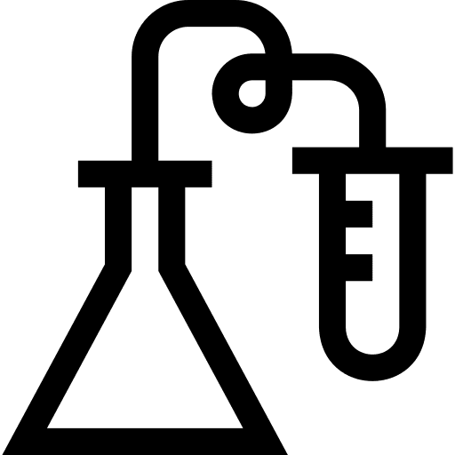 Laboratory test tube laboratory flask icon