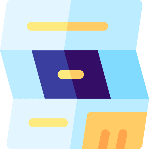 Leaflet flyer promotion printing icon Leaflet flyer promotion printing icon