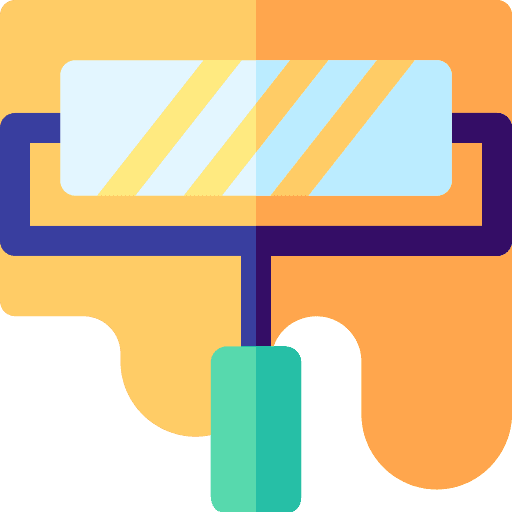 Paint roller roller paint improvement home repair icon Paint roller roller paint improvement home repair icon