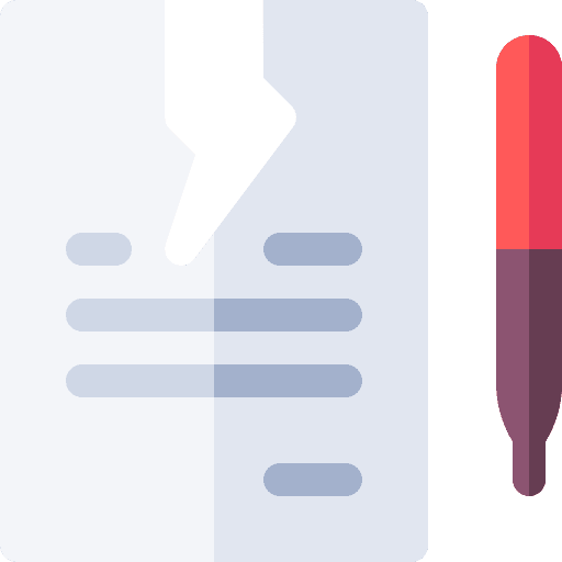 Contract broken economic crisis document icon