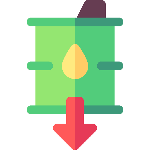 Fuel industry oil market down arrow icon Fuel industry oil market down arrow icon