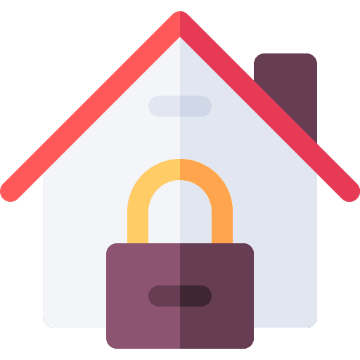 House security padlock lock icon