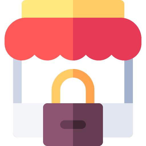 Shop safety shop store icon Shop safety shop store icon
