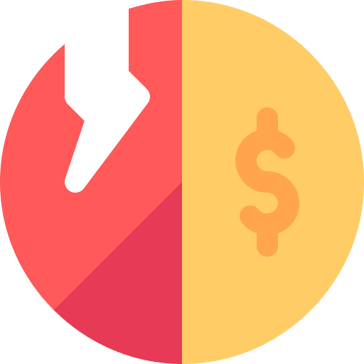 Market economic crisis bankruptcy banking icon Market economic crisis bankruptcy banking icon