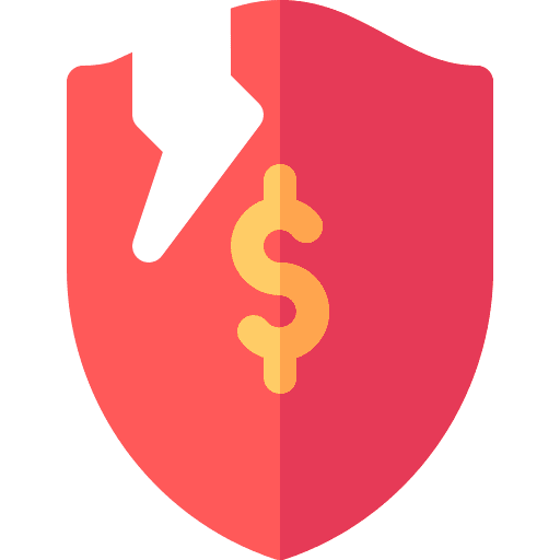 Protection money dollar economic crisis icon Protection money dollar economic crisis icon