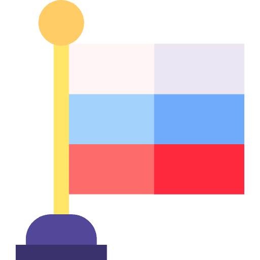Russia nation world flags icon Russia nation world flags icon